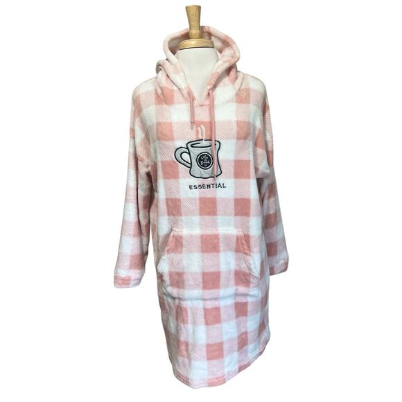 LIFE IS GOOD Lounger Pajama Sleep Shirt Women's XL Comfy Plush Coffee Essential - Picture 1 of 6